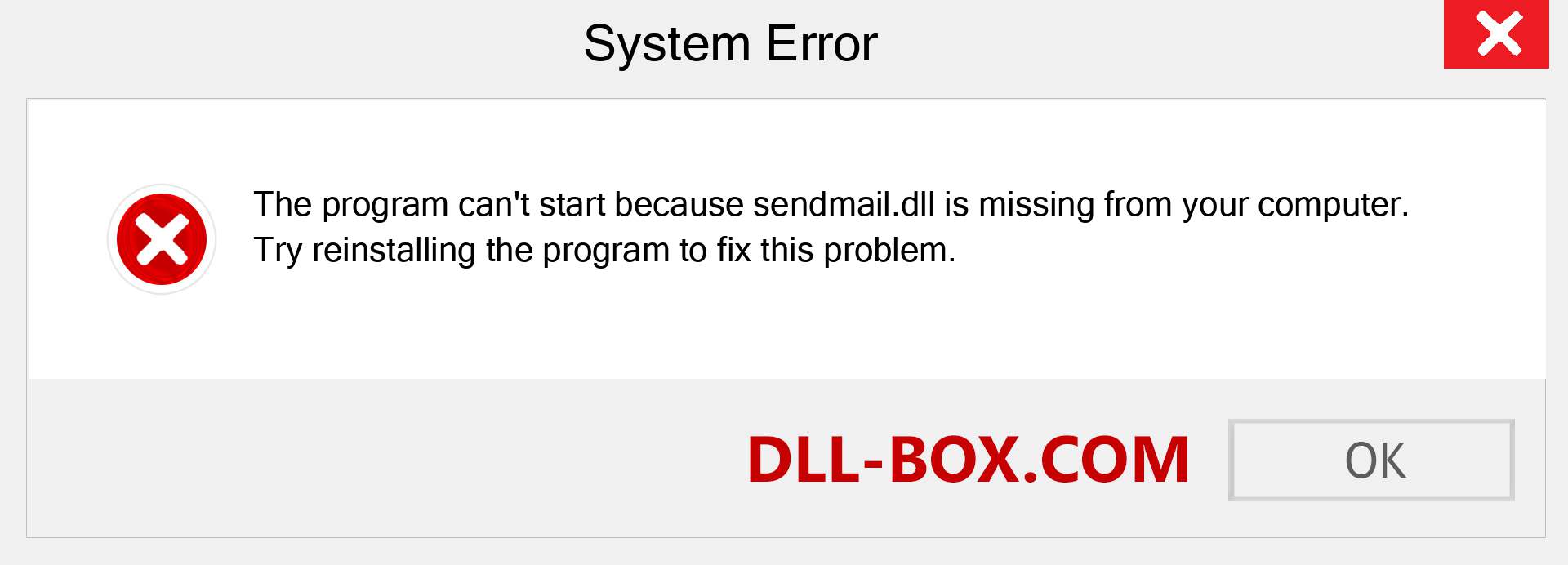  sendmail.dll file is missing?. Download for Windows 7, 8, 10 - Fix  sendmail dll Missing Error on Windows, photos, images